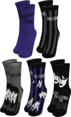 Produktbild von Wednesday Socken für Damen - Frauen Sneaker Strümpfe 38-43 (5er Pack) 38-43