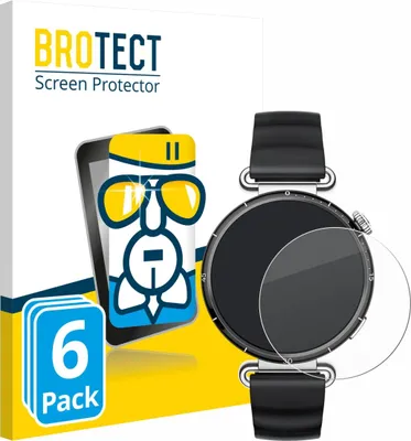 Produktbild von 6x BROTECT Schutzglas für Huawei Watch GT 6 / GT 7 (41 mm) Schutzfolie Panzer Folie Glas Display Schutz klar