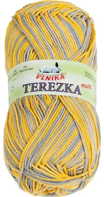 Obrázok produktu pre TEREZKA multi priadza - 50 g / 155 m - horčicová, sivá