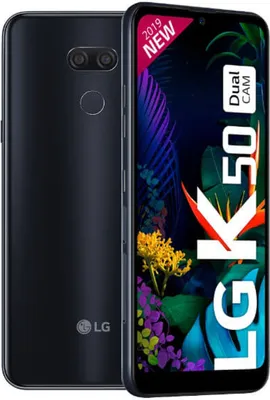 Produktbild von LG K50, Farbe Schwarz (Black), 32 GB de Interner Speicher, 3 GB de RAM, Dual Sim, Display de 6,26", Kamera de 13 + 2 MP. Android 9 (Pie) System. - Vollständig entsperrtes Smartphone.