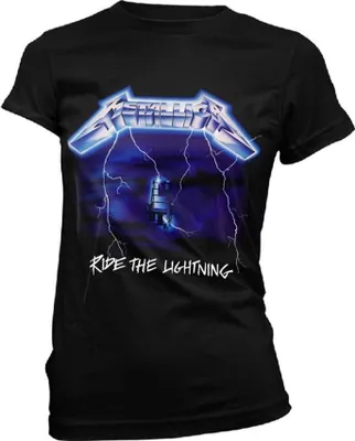 Image de Metallica - "Ride The Lightning" T-shirt pour femme PH2771 (XL) (Noir)
