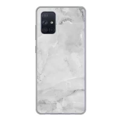 Produktbild von MuchoWow® Handyhülle Schutzhülle Hülle für Samsung Galaxy A51 5G Marmor - Stein - Weiß - Grau - Marmoroptik Silikon Softcase Handy Hülle - Abbildung