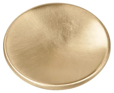 Image de Bouton de meuble zamac diamètre 60 mm laiton satiné lot de 12 piéces