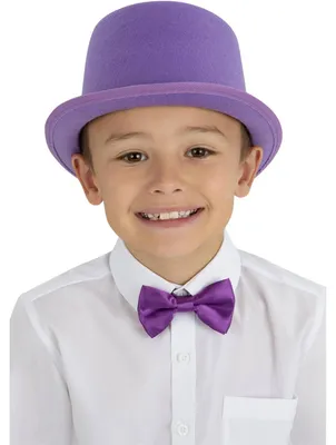 Produktbild von Smiffys - Zylinderhut für Kinder SM1285 (Einheitsgröße) (Violett)