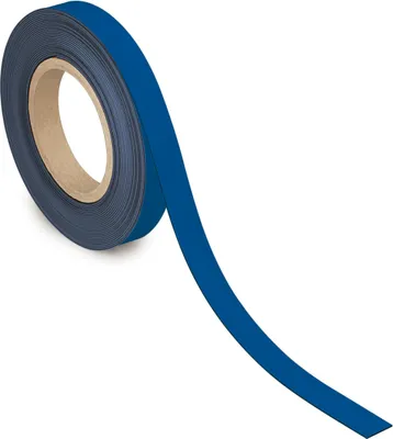 Produktbild von Kennzeichnungsband magnetisch 1cmx10m blau Packung mit 20 Stück