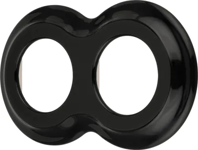 Image de Porcelaine Retro Curve frame 2-fold I PR1 black
