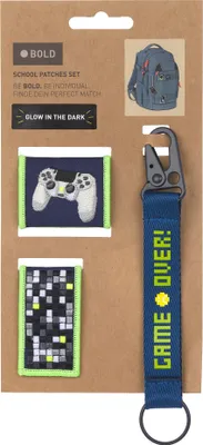 Produktbild von Lässig Bold Match Gaming School Patches Set 3tlg.