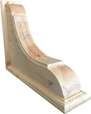 Produktbild von Konsole Winkel aus Holz - typisch Schweden - Kiefernholz - Modell 313