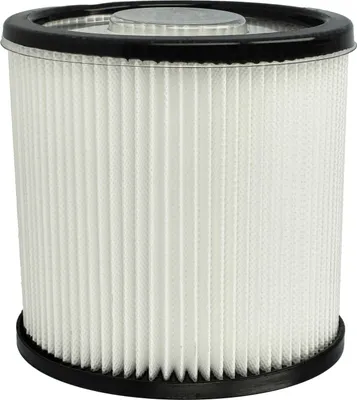 Produktbild von vhbw Staubsaugerfilter kompatibel mit Scheppach NTS20, NTS16 Staubsauger - HEPA-Filter Schwarz Weiß