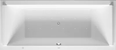Produktbild von Duravit Whirlwanne Starck 180x80cm, Air-Sys, EB-Version, 2 RS, we.