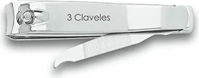 Obrázek produktu pro Nůžky na nehty 3 Claveles stříbrné barvy