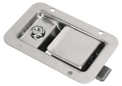 Productafbeelding van Greep voor slot, gepolijst roestvrij staal 304, duurzaam, 140 x 90 mm