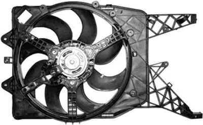 Produktbild von VAN WEZEL 3750744 Lüfter Motorkühlung Kühlerlüfter für OPEL Corsa D Schrägheck (S07) Wasserkühler Ø405mm