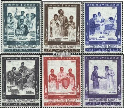 Produktbild von Briefmarken Vatikanstadt 1965 Mi 471-476 (kompl.Ausg.) postfrisch Sondermarken