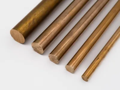 Obrázok produktu pre Bronz CuSn8 (CW453K) Okrúhle tyče, priemer: 8 mm, dĺžka: 1000 mm