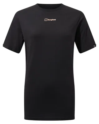 Productafbeelding van Berghaus Snd Wonder T-shirt voor dames, korte mouwen, boyfriend-stijl, zwart, maat M