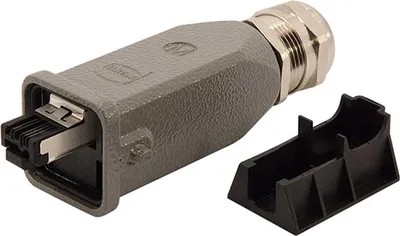 Obrázok produktu pre 3A konektor RJ45 IP67/65 priamy - RJ45 8 (4) zástrčka 09 45 115 1100