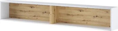 Produktbild von Hängeregal Bed Concept Lenart BC-30 Regal Wandrtegal für horizontale Schrankbetten (Weiß/Artisan Eiche)