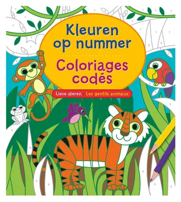 Image de Coloriage par numéro - Chers animaux