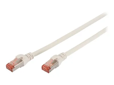 Zdjęcie produktu dla Digitus Kabel krosowy CAT 6 S/FTP, 10 sztuk, 1 m, Cat6, S/FTP (S-STP), RJ-45, RJ-45, Biały