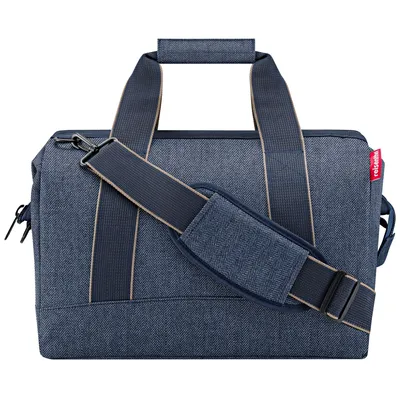 Immagine prodotto di reisenthel borsa a tracolla borsa da viaggio Allrounder Herringbone Dark Blue blu scuro