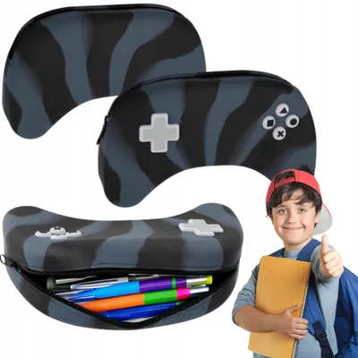 Imagen del producto de Funda de silicona para mando de juegos, color negro con detalles de colores, para niños, marca Lobbes