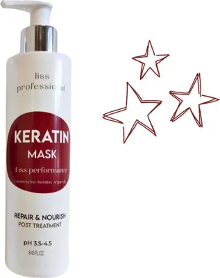Produktbild von Onix LISS Keratin Maske 250ml - Glanz & Pflege