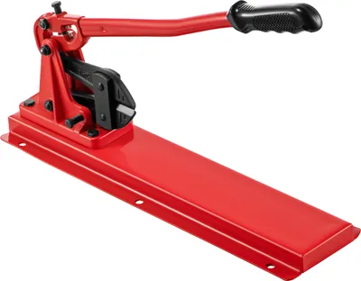 Immagine prodotto di Crimpatrice manuale da tavolo VEVOR 24", capacità di taglio 3/8", utensile da tavolo, durezza 35-45 HRC, crimpatrice per cavi da banco, crimpatrice rossa per crimpare e tagliare, crimpatrice da banco a braccio