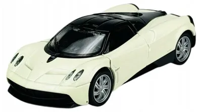 Obrázek produktu pro Welly Pagani Huayra, kovový model, měřítko 1:34, bílá barva