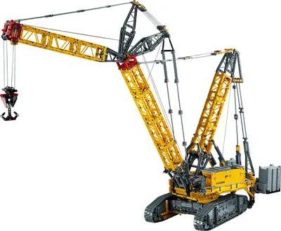 Produktbild von LEGO 42146 Technic Liebherr LR 13000 Raupenkran Set, Baue das ultimative ferngesteuerte Baufahrzeug-Modell mit Control+ App, Kran mit Windensystem und Wippausleger, großer Modellbausatz für Erwachsene