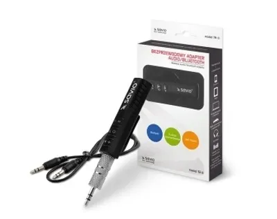 Zdjęcie produktu dla Elmak, Odbiornik/adapter Bluetooth transmiter AUX Jack 3,5 Savio TR-11/B