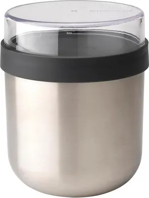 Obrázok produktu pre Brabantia 228780, Nádoba, Kolo, 0,5 L, Čierna, Nerezová oceľ, Oceľ, 8 h