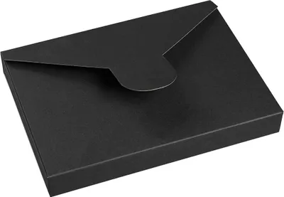 Image de Boîte pliante "Mailer C6", 16,2 x 11,4 x 2,0 cm, noir & blanc - pack de 10