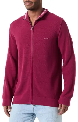 Immagine prodotto di Cardigan con zip in cotone a coste