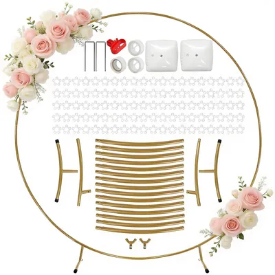 Produktbild von Metallischer Bogenständer für Ballons, 2,2 m, für Hochzeiten und Feiern