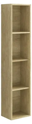 Produktbild von Badezimmer-Schrank mit Regalen und verstellbaren Einlegeböden
