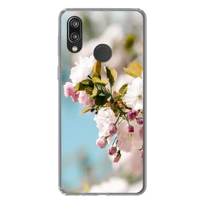 Produktbild von MuchoWow® Handyhülle Schutzhülle Hülle für Huawei P20 Lite (2020) Blumen - Blüte - Frühling Silikon Softcase Handy Hülle - Kartenhalter