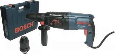 Produktbild von Bosch Hammerbohrmaschine mit Bohrfutter Option 800W 2.7J + zusätzliches Bohrfutter Gbh 2-26 Dfr