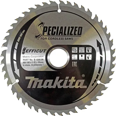 Produktbild von Makita EFFICUT Sägeblatt 190x30x45Z