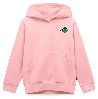 Produktbild von Spreadshirt TMNT Leonardo Stick Kinder Premium Hoodie, 146/152 (10 Jahre), Rosa