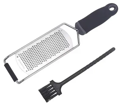 Produktbild von Edelstahl-304-Käsehobel 1 Stück mit 1-mm-Löchern als Zitronenzester und Schokoladenhobel für Desserts