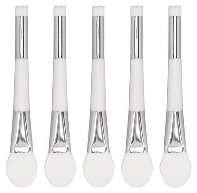 Produktbild von 5 Stück doppelköpfige Maskenbürste, 2-in-1-Silikon-Applikator, Mitesser-Entferner für den Schönheitssalon zu Hause