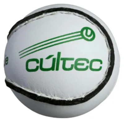 Immagine prodotto di Set di palloni da hurling Cúltec - Palloni in pelle bianca, taglia 4 - Confezione da 12 pezzi