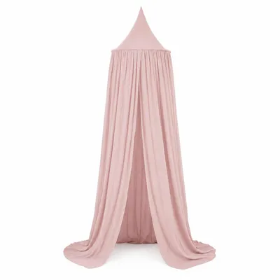 Zdjęcie produktu dla DERYAN Moskitiera dla Dziecka Vintage 245 cm – Moskitiera dziecięca – Baldachim – Blady Róż