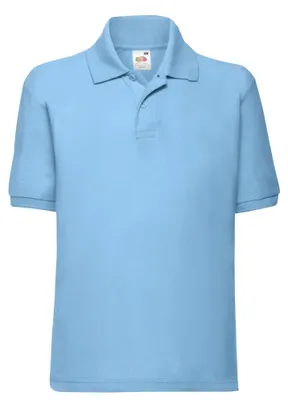 Produktbild von Fruit of the Loom - "65/35" Poloshirt für Kinder LT1880 (104) (Himmelblau)