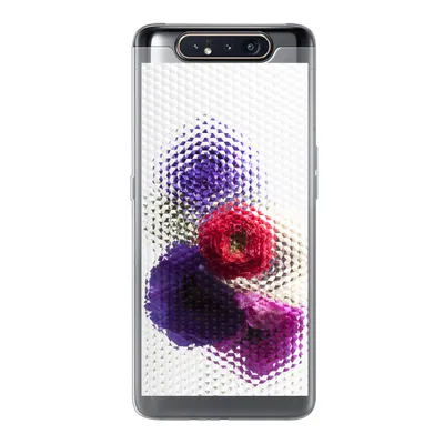 Produktbild von MuchoWow® Handyhülle Schutzhülle Hülle für Samsung Galaxy A80 Mohn - Blumen - Glas Silikon Softcase Handy Hülle - Schutzdeckel