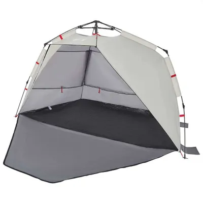 Produktbild von vidaXL Strandzelt 3 Personen Grau Quick Release Wasserdicht