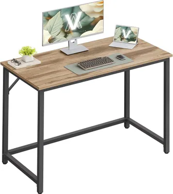 Obrázek produktu pro Psací stůl - Pracovní stůl - Stabilní - 100 x 50 x 76 cm - Hnědá/Černá