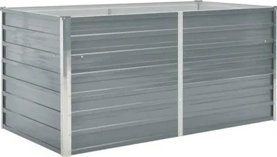 Produktbild von vidaXL Hochbeet 160 x 80 x 77 cm Verzinkter Stahl Grau