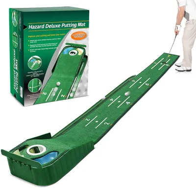 Imagen del producto de Alfombra de golf - 2,7 metros - Retorno automático de la pelota - 3 agujeros